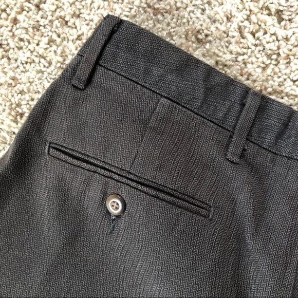 Dockers Men’s Dark Gray Pleated-Cuffed Class A Dress Pants Khakis Size 32x32 - Picture 8 of 9